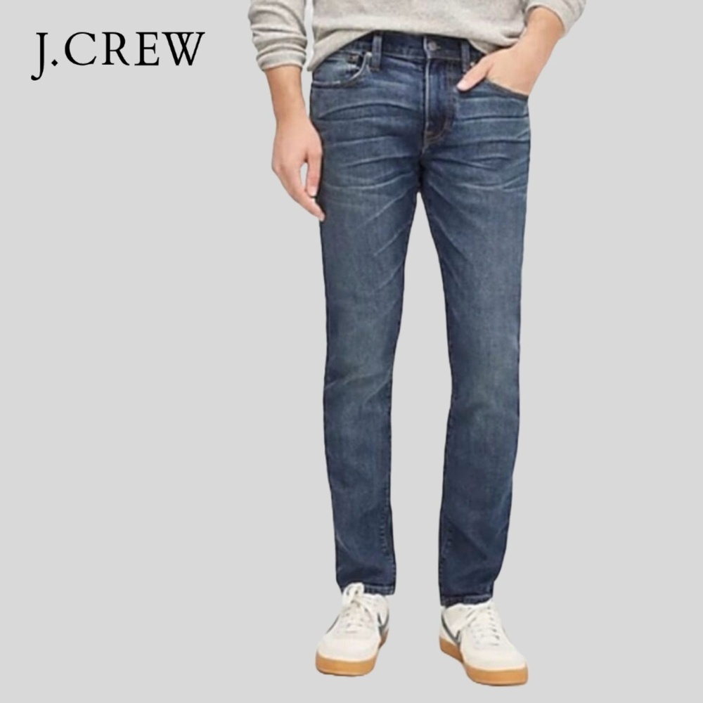 Men's J.CREW 250 Skinny Stretch on Demand Jeans |‎ Color: Blue | Sz: 29W 30L